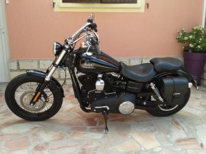 Sacoche Myleatherbikes Harley Dyna Street Bob_144